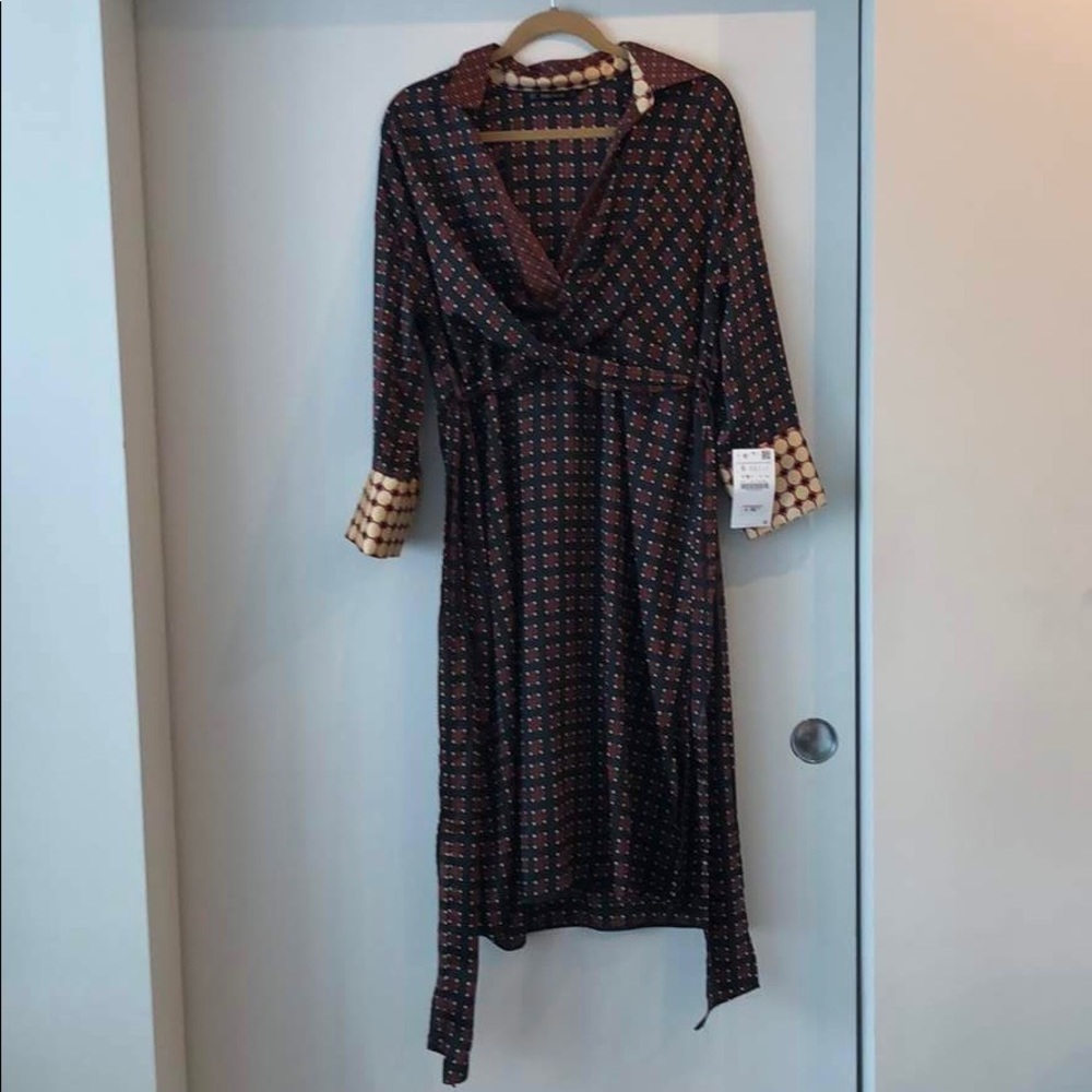 Zara Patterned Dress NWT size small
